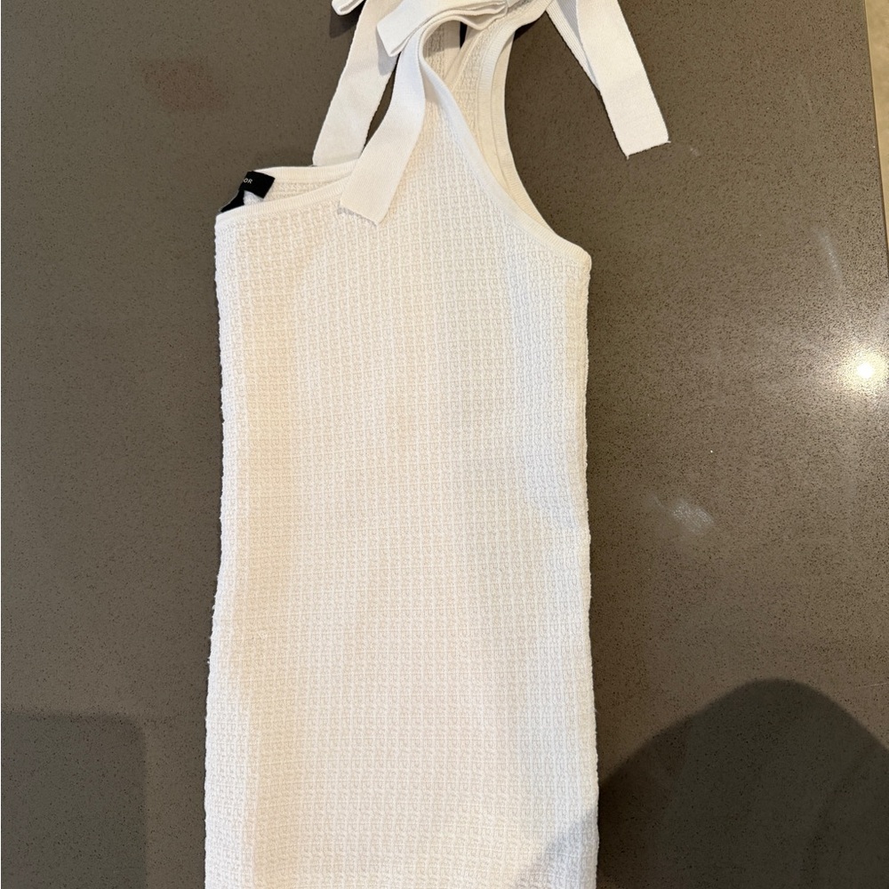 Ann Taylor Sweater Bow Strap Tank
